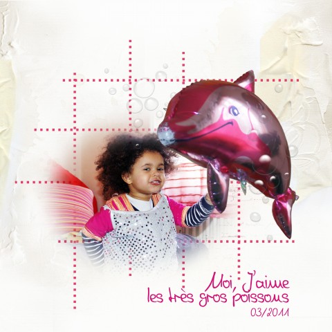 Rose-Aime and the fish balloon 03/2011