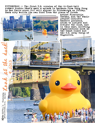 Rubber Duckie in Pittsburgh