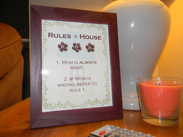 Rules of the House