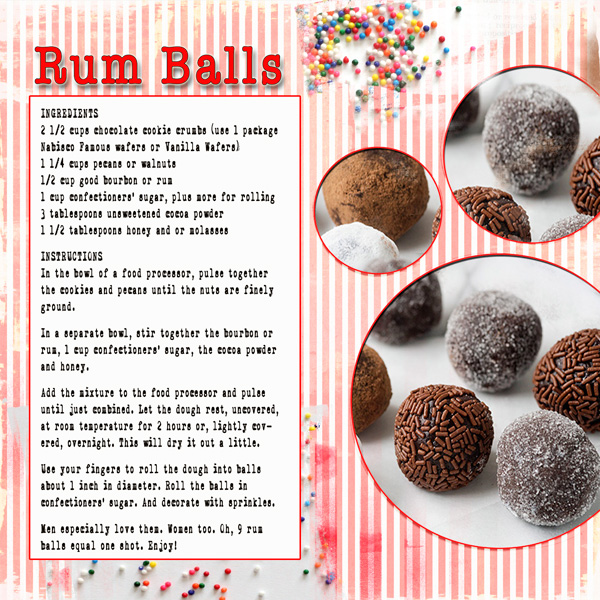 Rum Balls Recipe