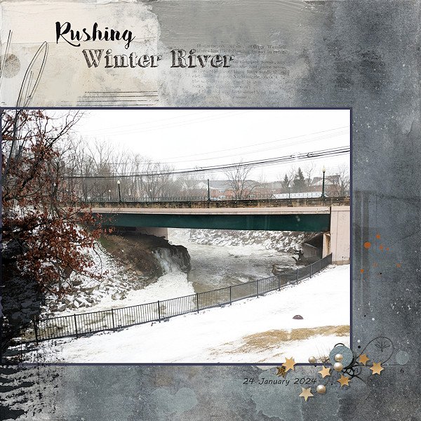 Rushing Winter River