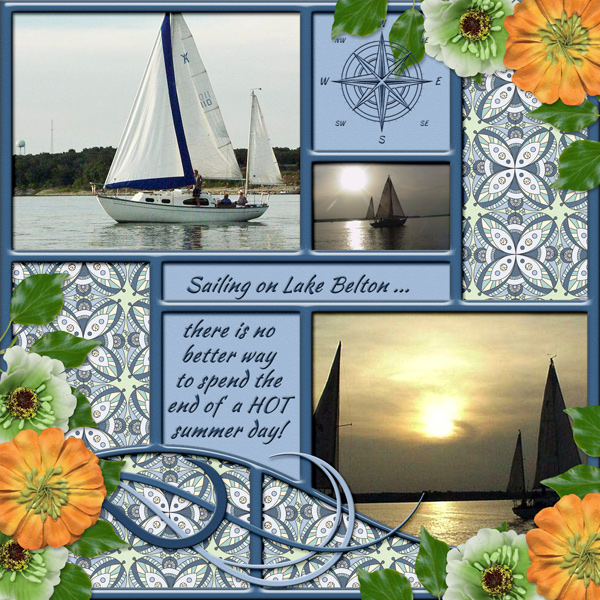 Sailing on Lake Belton