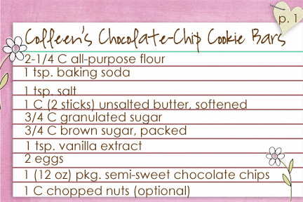 Same Choc. Chip Bar Recipe in Pink - Page 1