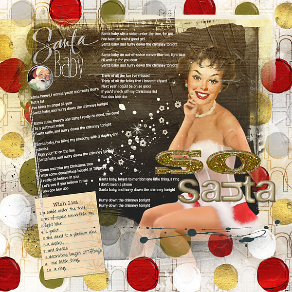 Santa Baby 'letter'