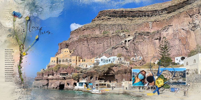 Santorini, Mesa Gialos Harbor