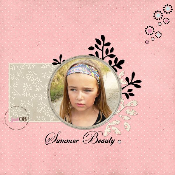 Scraplift challenge - Summer beauty