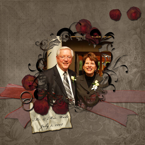 Scraplift Challenge:  Wedding
