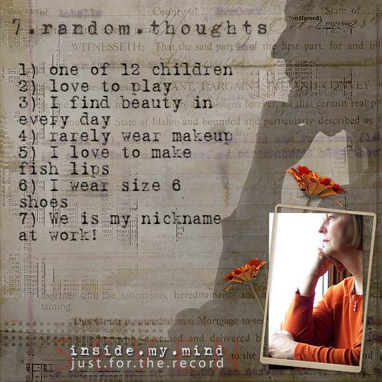 seven random thoughts