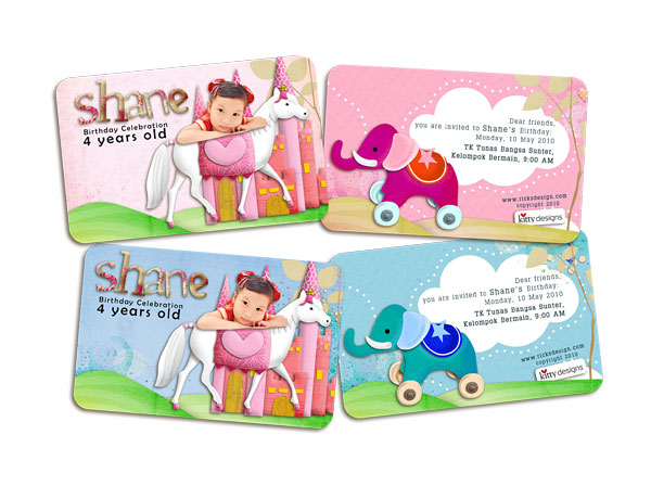 Shane's Bday Invitation Card