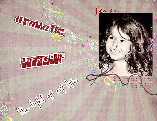 She is...