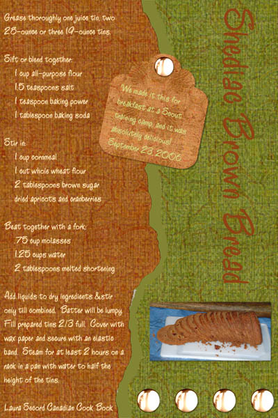 Shediac Brown Bread