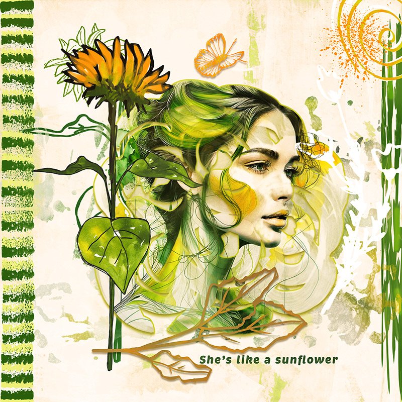 She's a sunflower