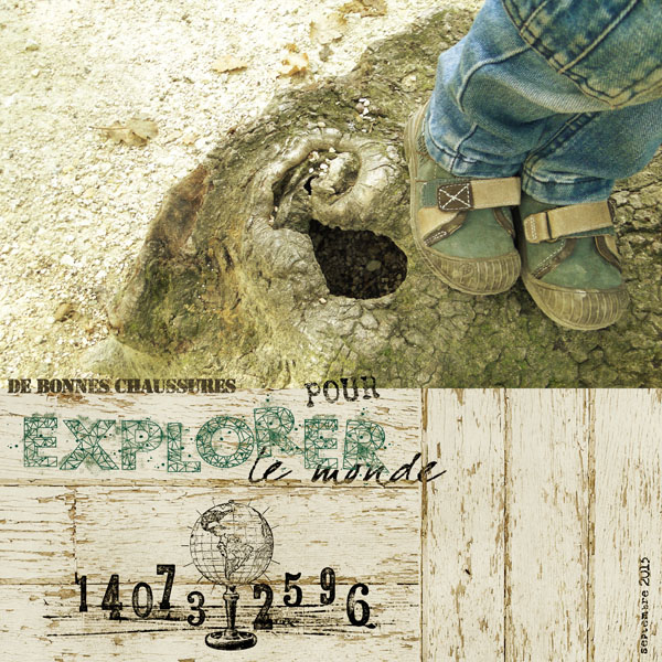 Shoes to explore word