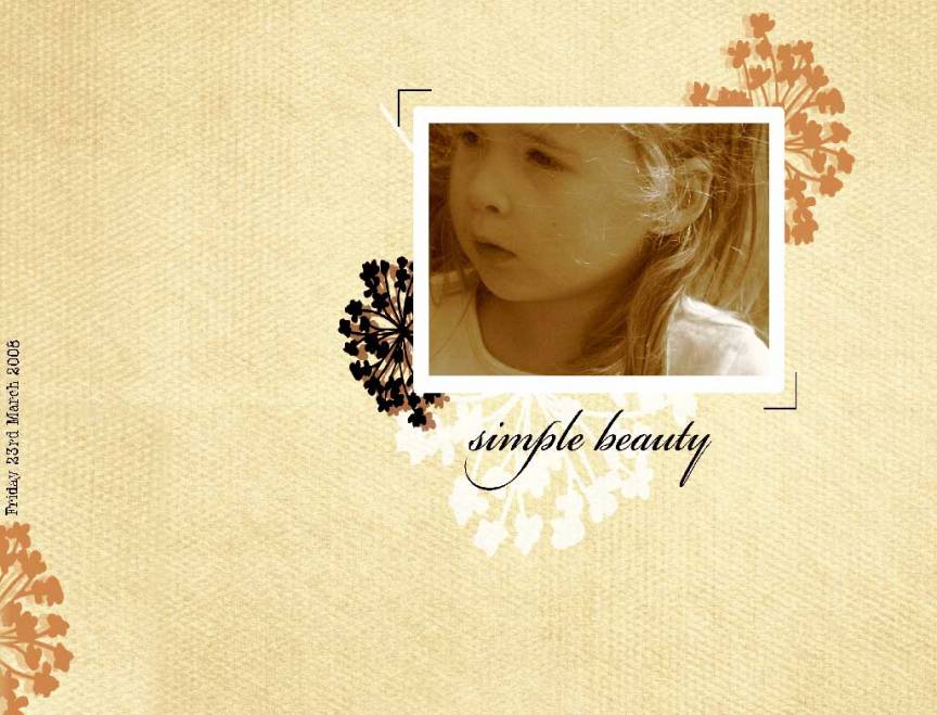 Simple beauty