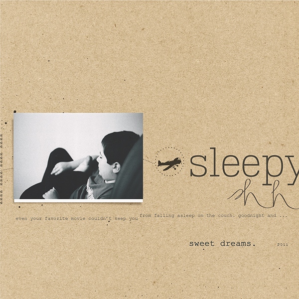 sleepy shh . . .