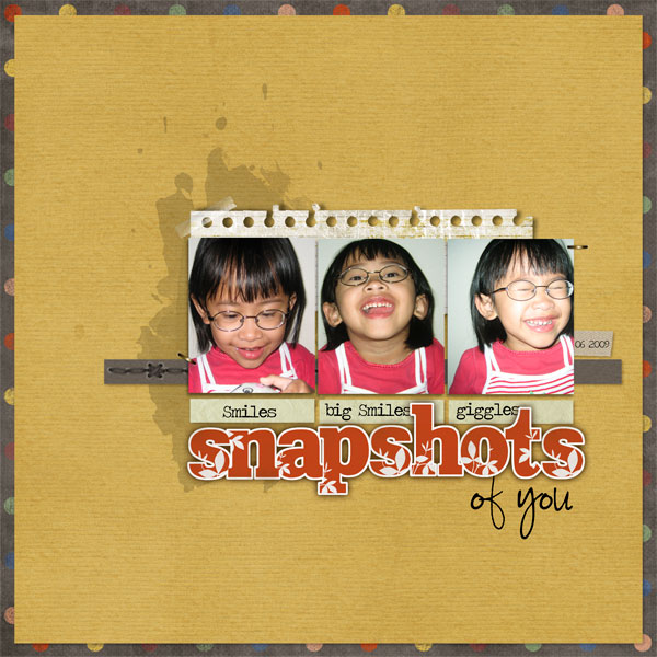 Snapshots of you