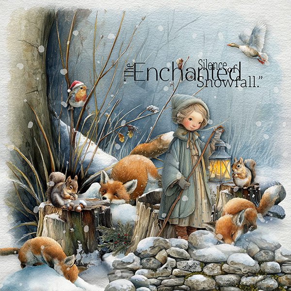 Snowfall in the Forest