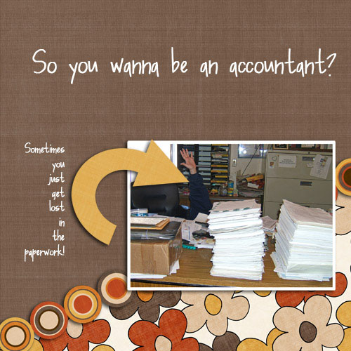 So you wanna be an accountant?