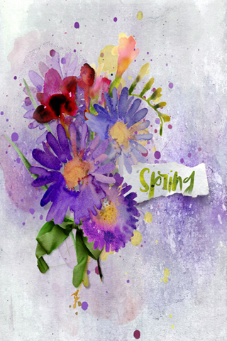 spring watercolor