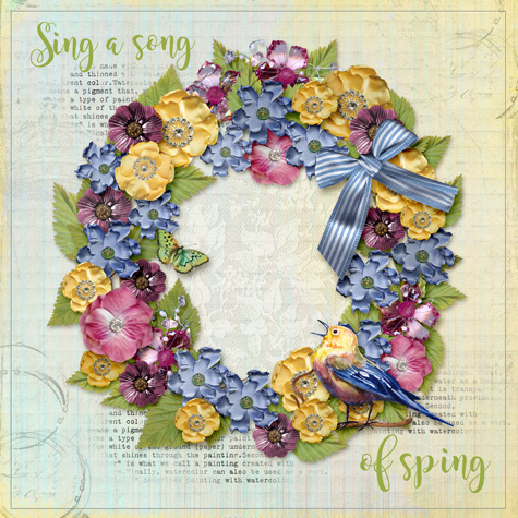 Spring wreath