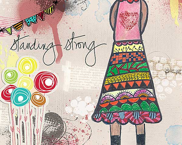 Standing Strong Art Journal