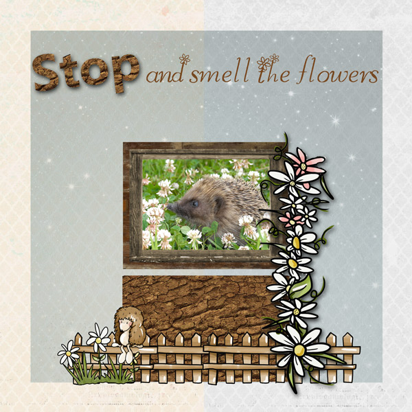 Stop and smell the flowers