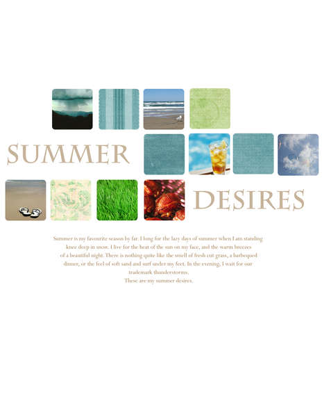 Summer Desires. (Danielle Young Spotlight)