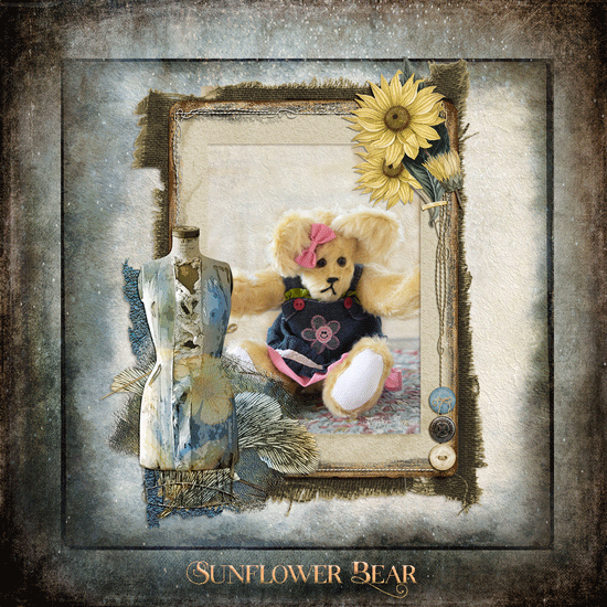 Sunflower Bear Ready to Garden!