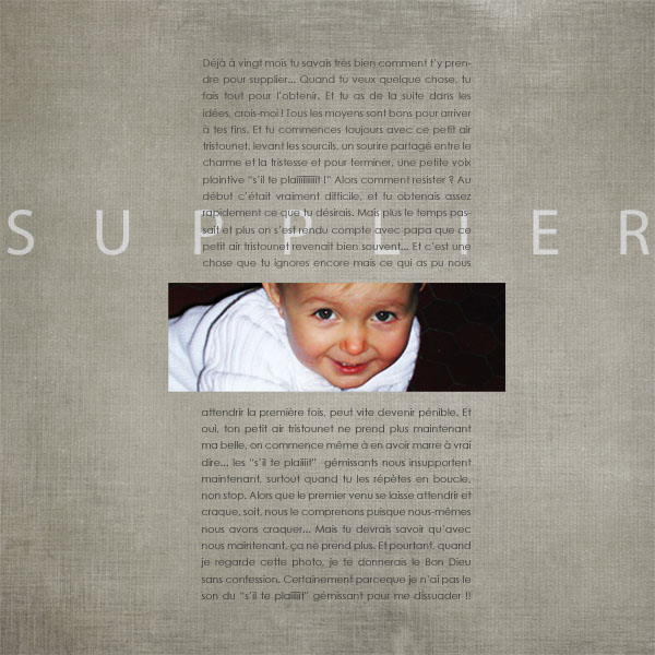 Supplier - Taylor made challenge