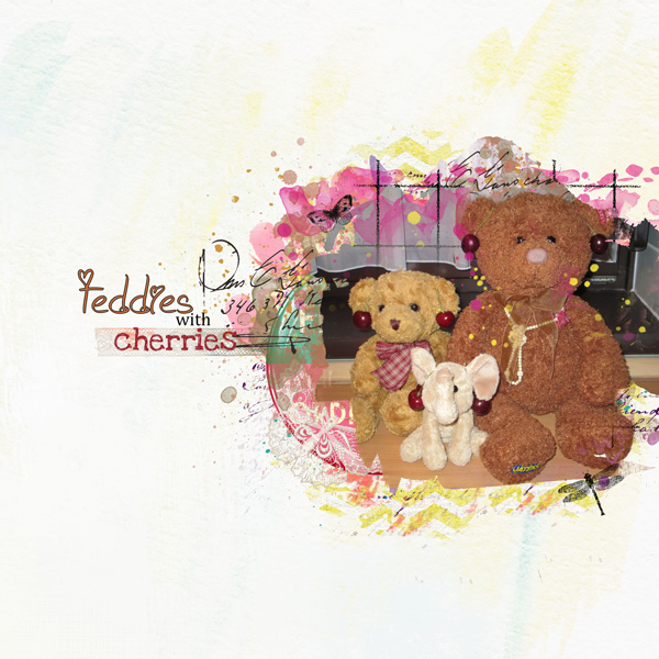 Teddies with cherries