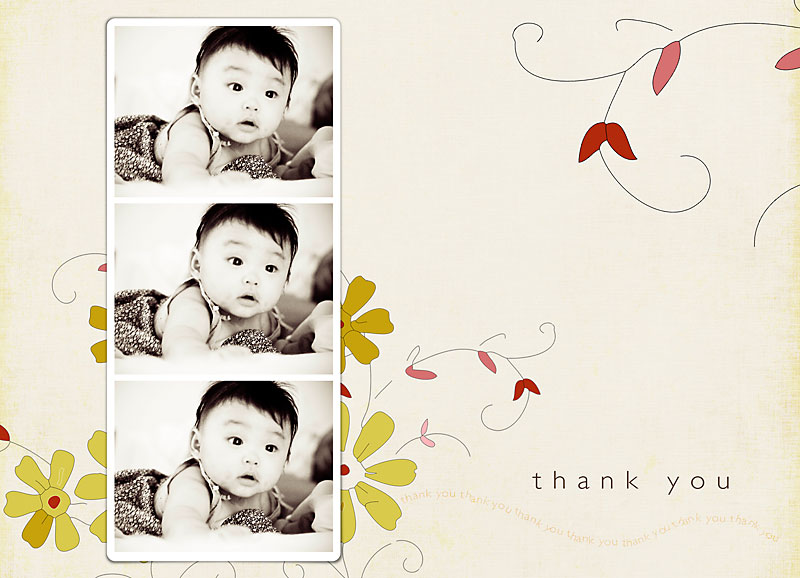 thank you card
