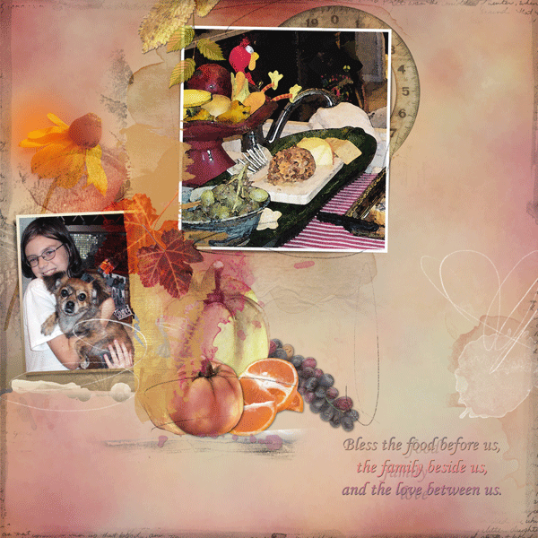 Thanksgiving Love - Scraplift Challenge #6