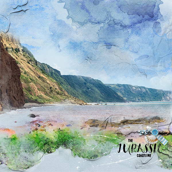 The Jurassic Coastline - Sidmouth Devon.