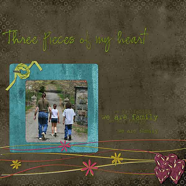 Thurs Challenge: 3 Pieces of my Heart