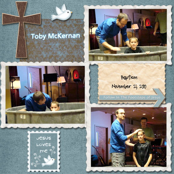 Toby's Baptism