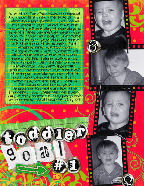 Toddler Goal #1 - ADSR #4