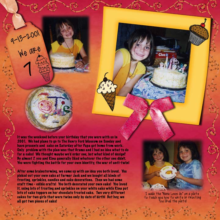 Toris Seventh Birthday Cake