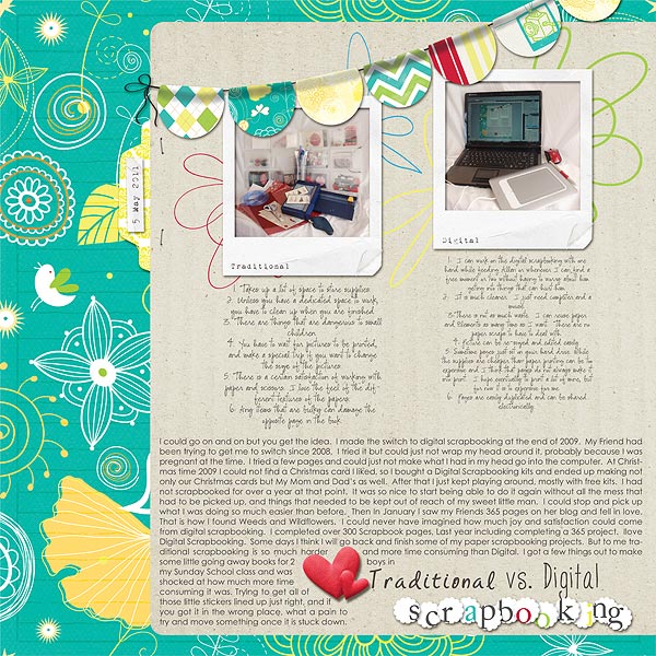 Traditional vs. Digital Scrapbooking