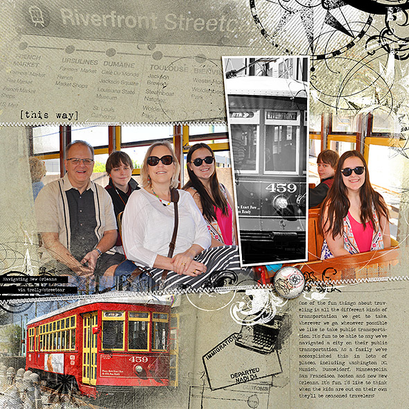 Traveling by New Orleans Trolly