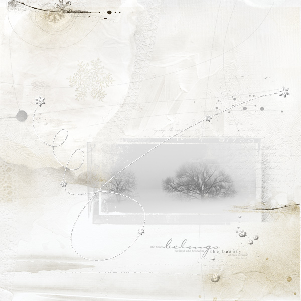 trees in the mist