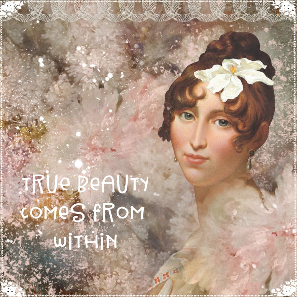 true beauty comes from within