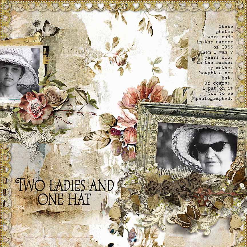 Two ladies and one hat