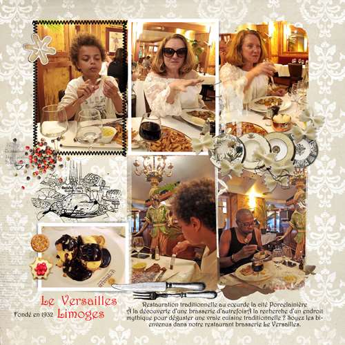 un bon dîner au Versailles