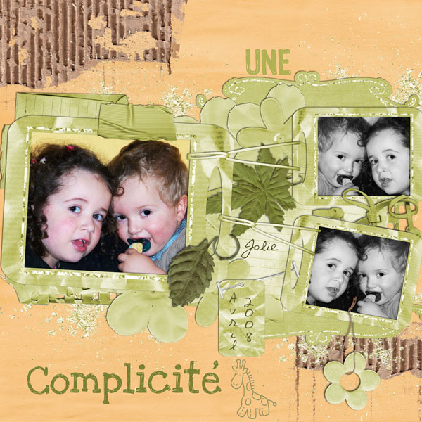 une jolie complicit/lovely complicity