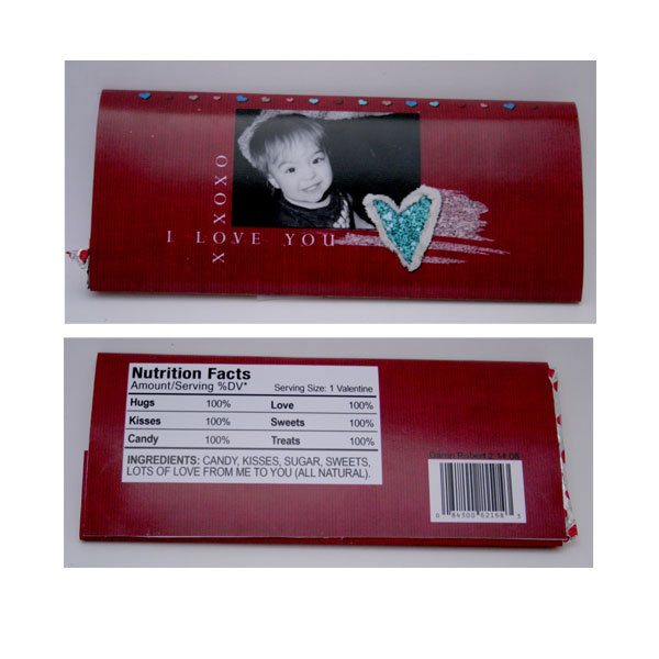 V-Day Candy Bar Wrapper