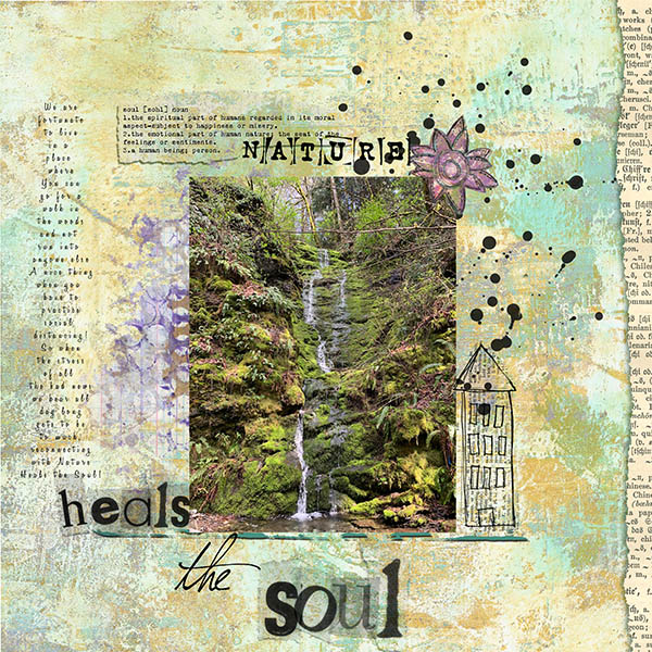 Vicki Robinson Designs April Challenge - Nature Heals the Soul