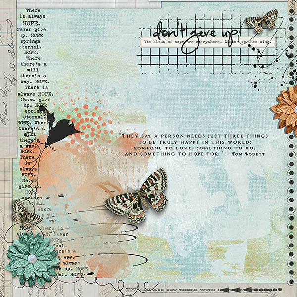 Vicki Robinson's Designer July Challenge - Hope