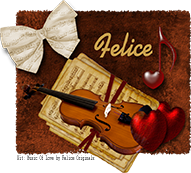 Violin tag for Felice