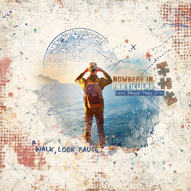 Walk look pause