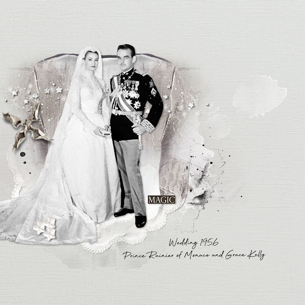 Wedding Prince Rainier and Grace Kelly...